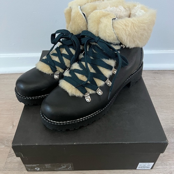 JCrew Nordic Leather/Sherpa Lined Boots - Picture 2 of 7